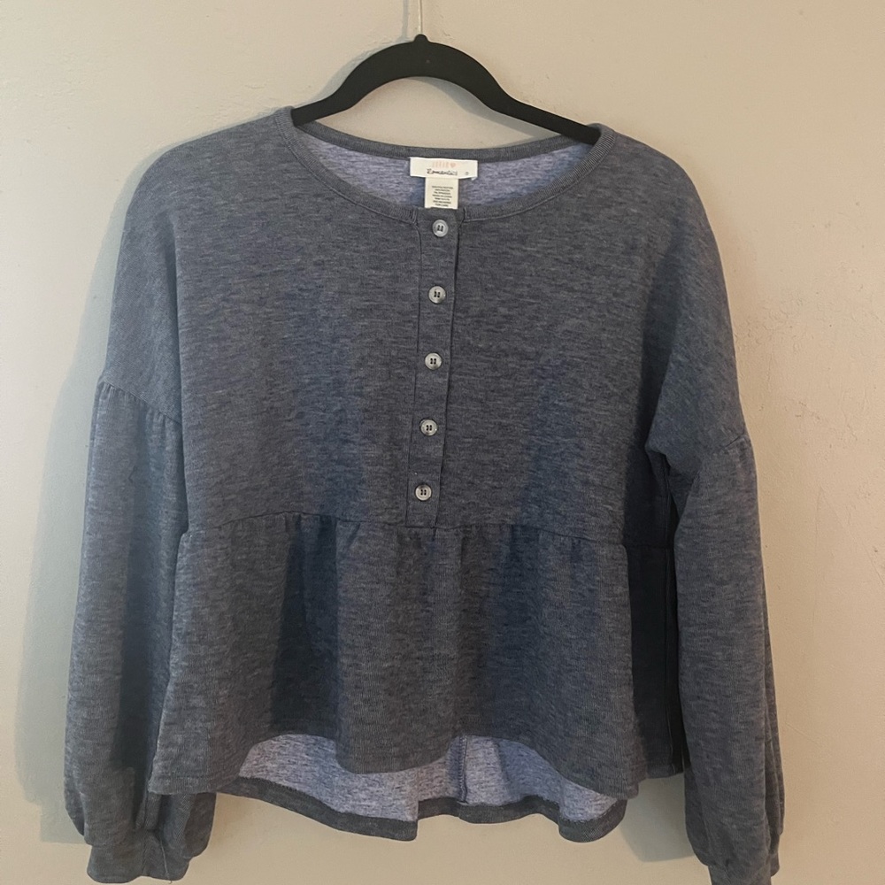 Babydoll Crop Top Sweater